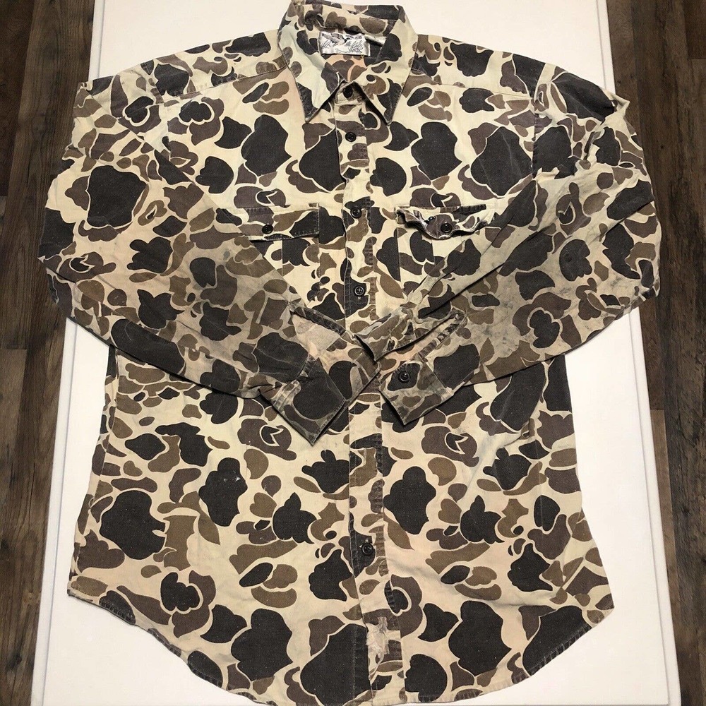 DUCK BAY Vintage Mens Lg. Hunting Field Chore Shirt Jacket